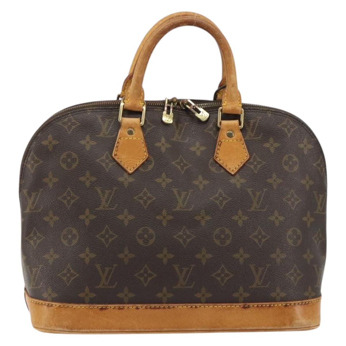 LOUIS VUITTON Monogram Alma Hand Bag M51130 LV Auth bs35852