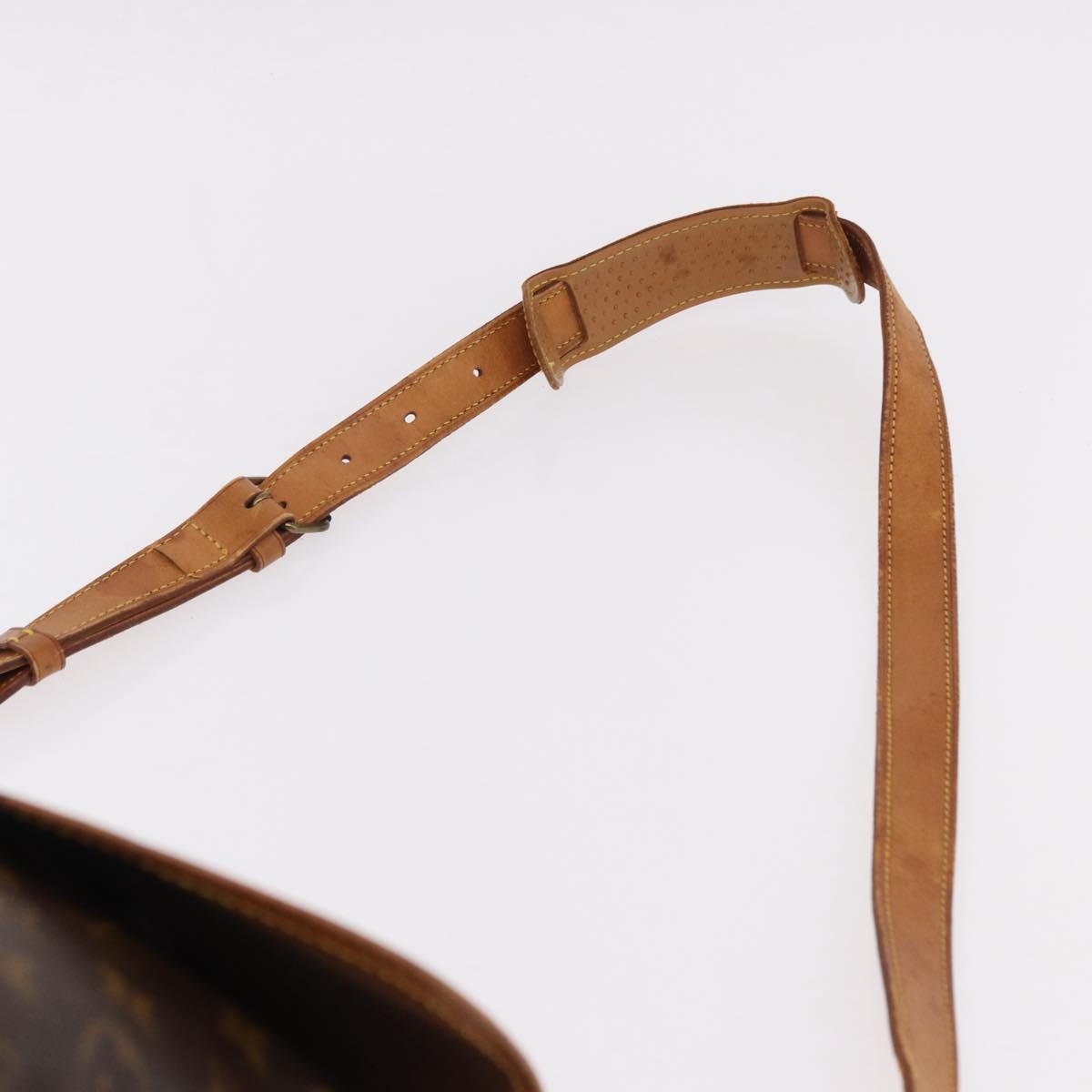 LOUIS VUITTON Monogram Saumur 35 Shoulder Bag M42254 LV Auth bs35853