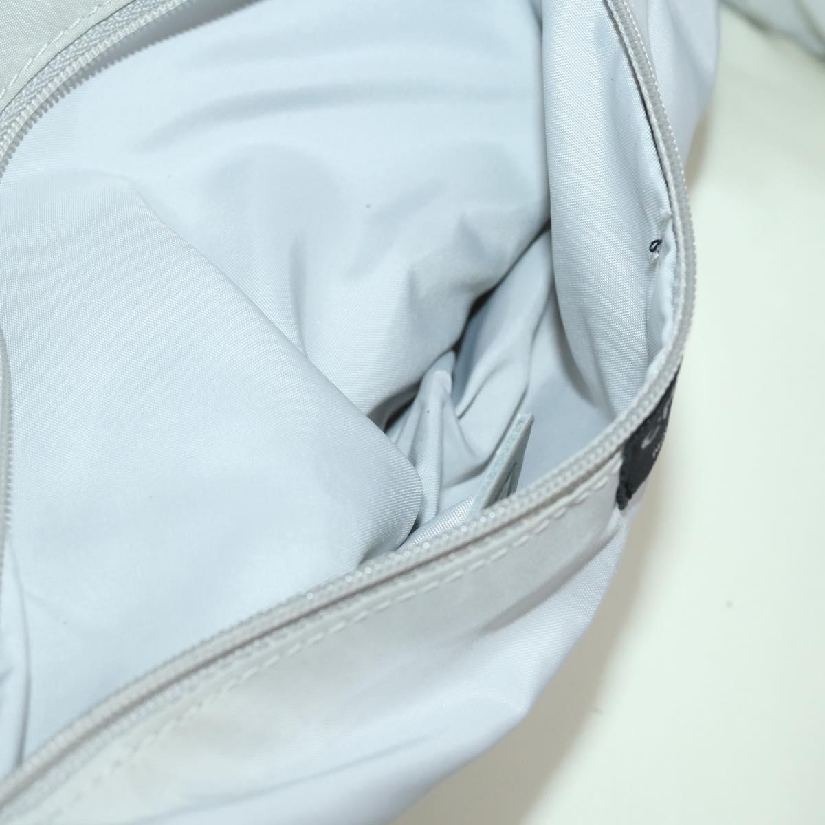 CHANEL Sports Line Backpack White Gray CC Auth bs35854