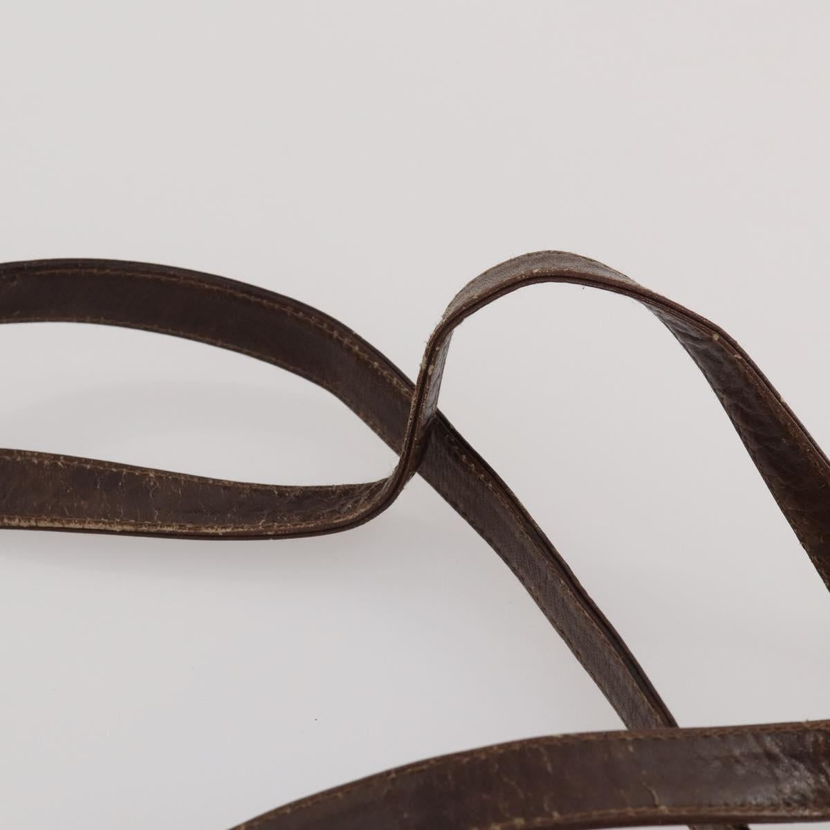 FENDI Zucca Hand Bag Canvas 3 Set Brown Auth bs35855