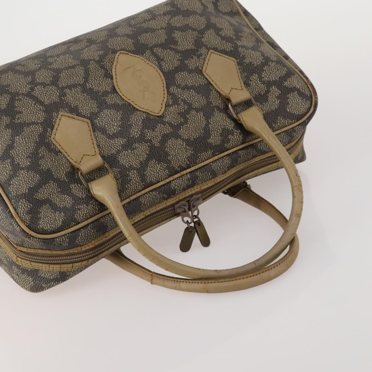 SAINT LAURENT Hand Bag PVC 2 Set Navy Auth bs35856