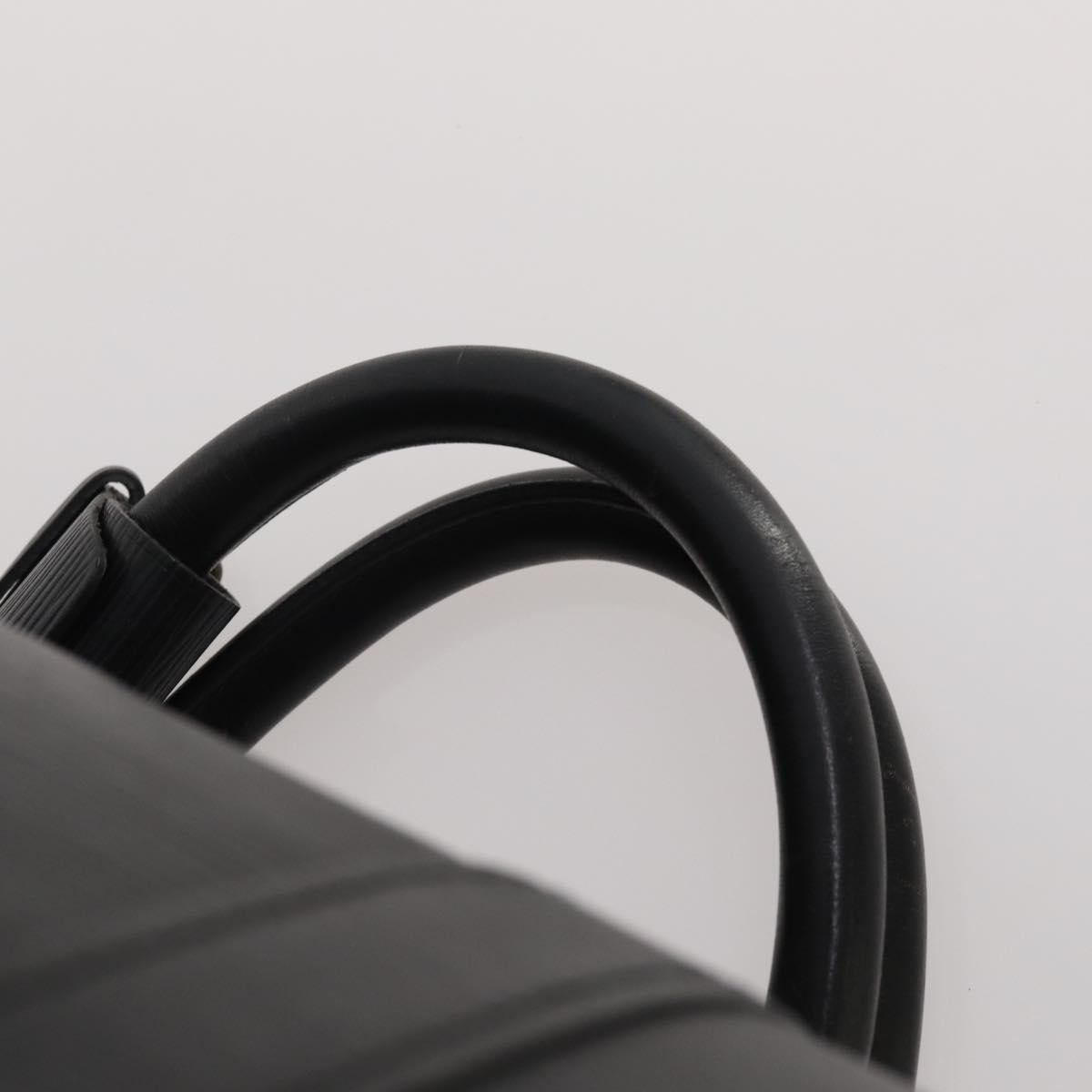LOUIS VUITTON Epi Keepall 60 Boston Bag Noir M42942 LV Auth bs35863