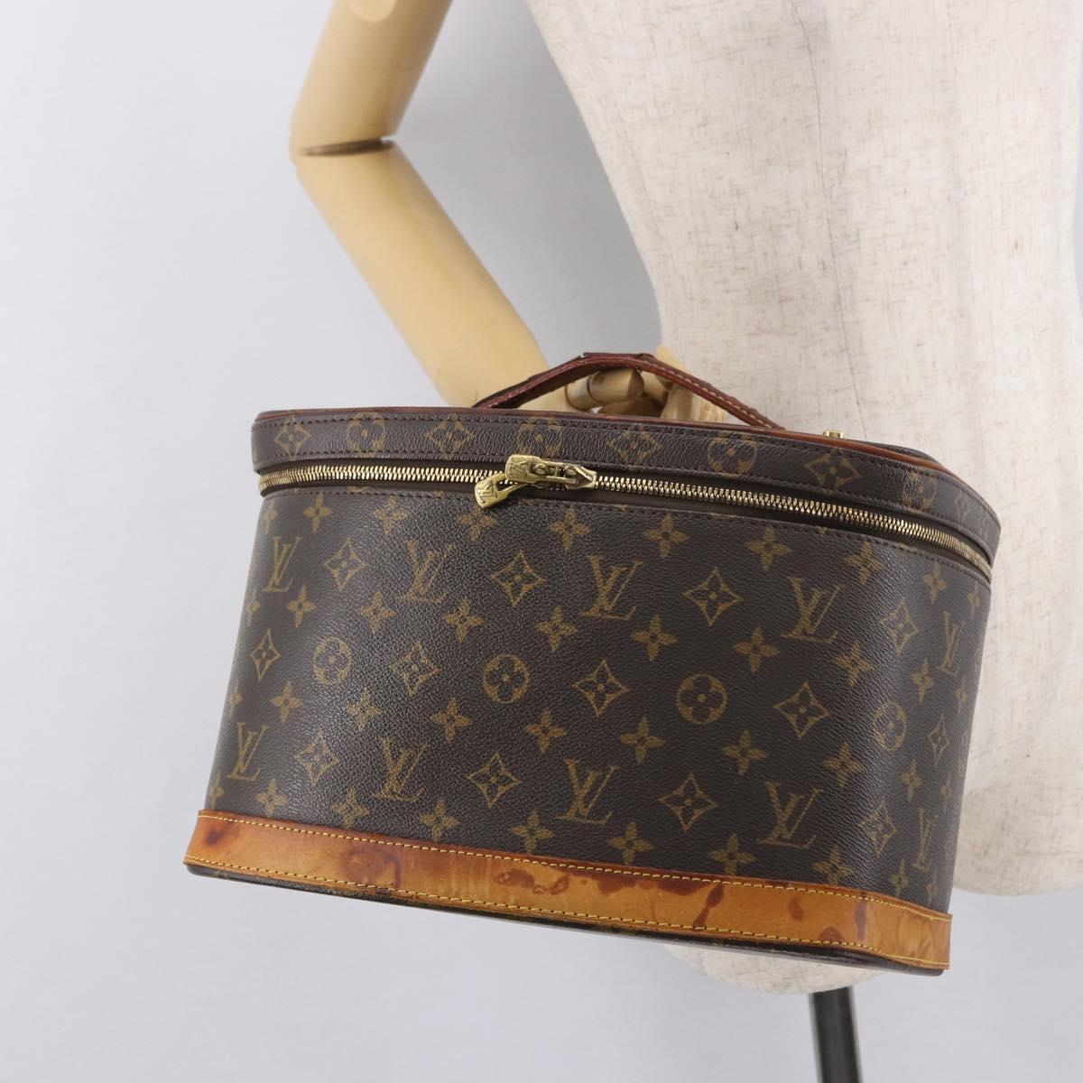 LOUIS VUITTON Monogram Nice Hand Bag M47280 LV Auth bs35865