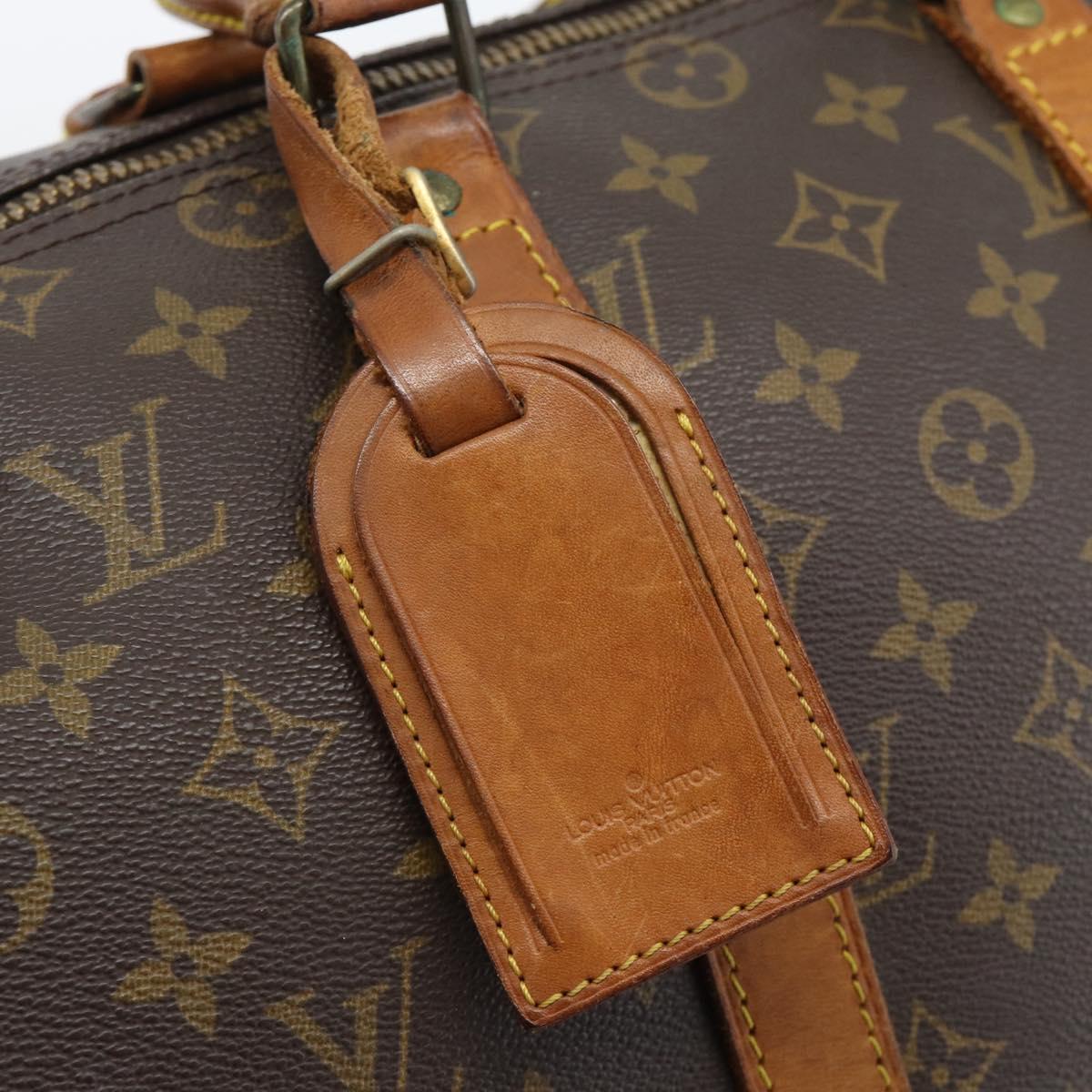 LOUIS VUITTON Monogram Keepall 50 Boston Bag M41426 LV Auth bs35866