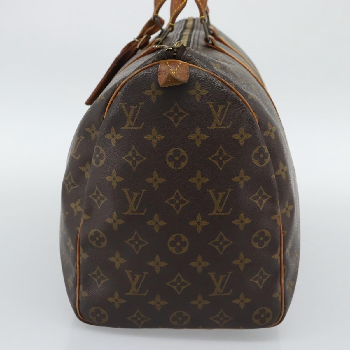 LOUIS VUITTON Monogram Keepall 50 Boston Bag M41426 LV Auth bs35866