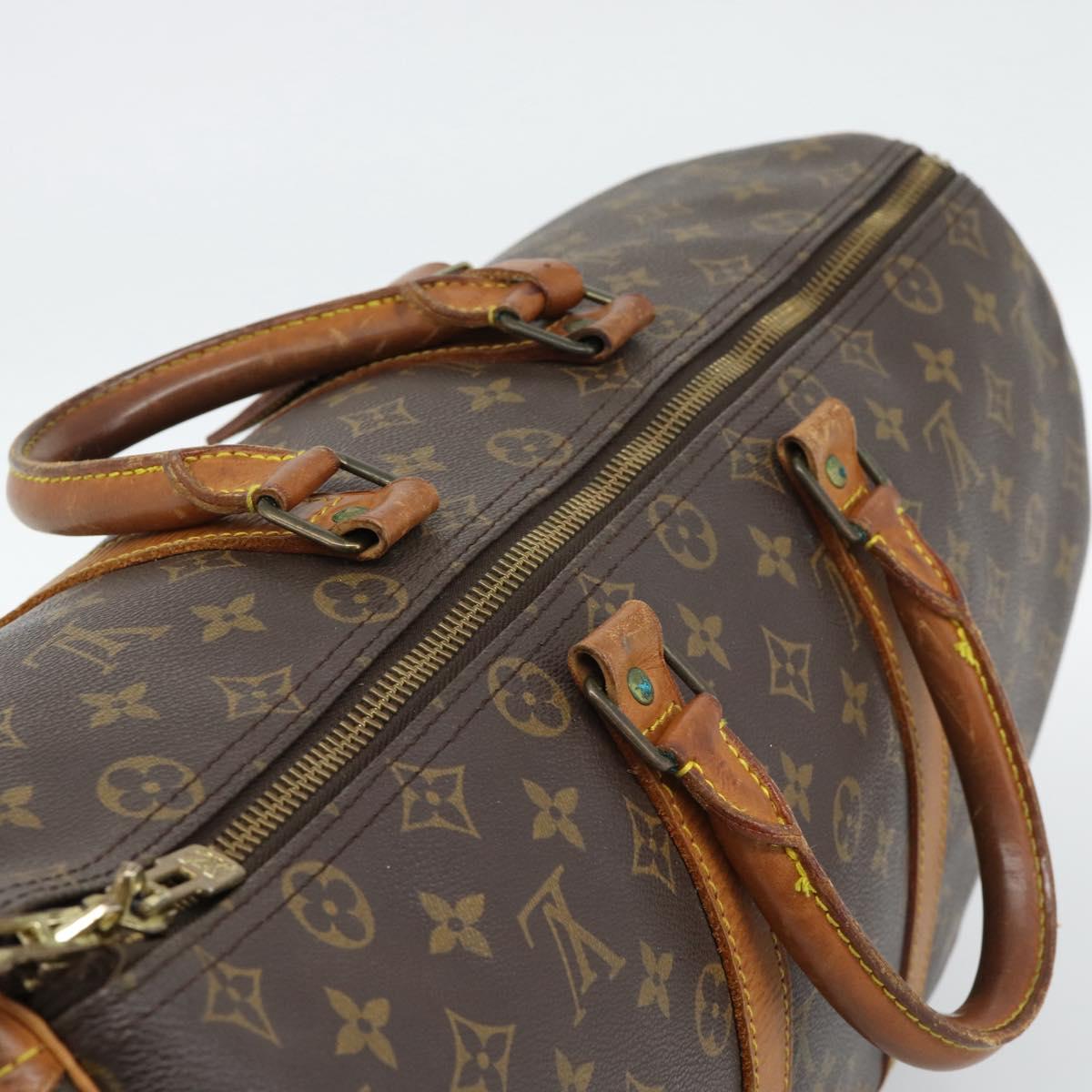 LOUIS VUITTON Monogram Keepall 50 Boston Bag M41426 LV Auth bs35866