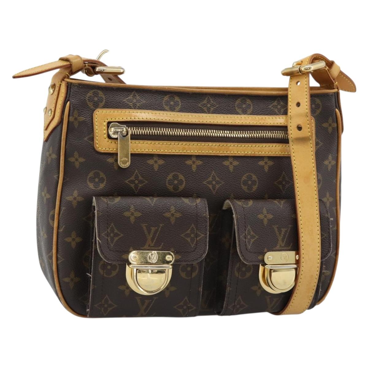 LOUIS VUITTON Monogram Hudson GM Shoulder Bag M40045 LV Auth bs35883