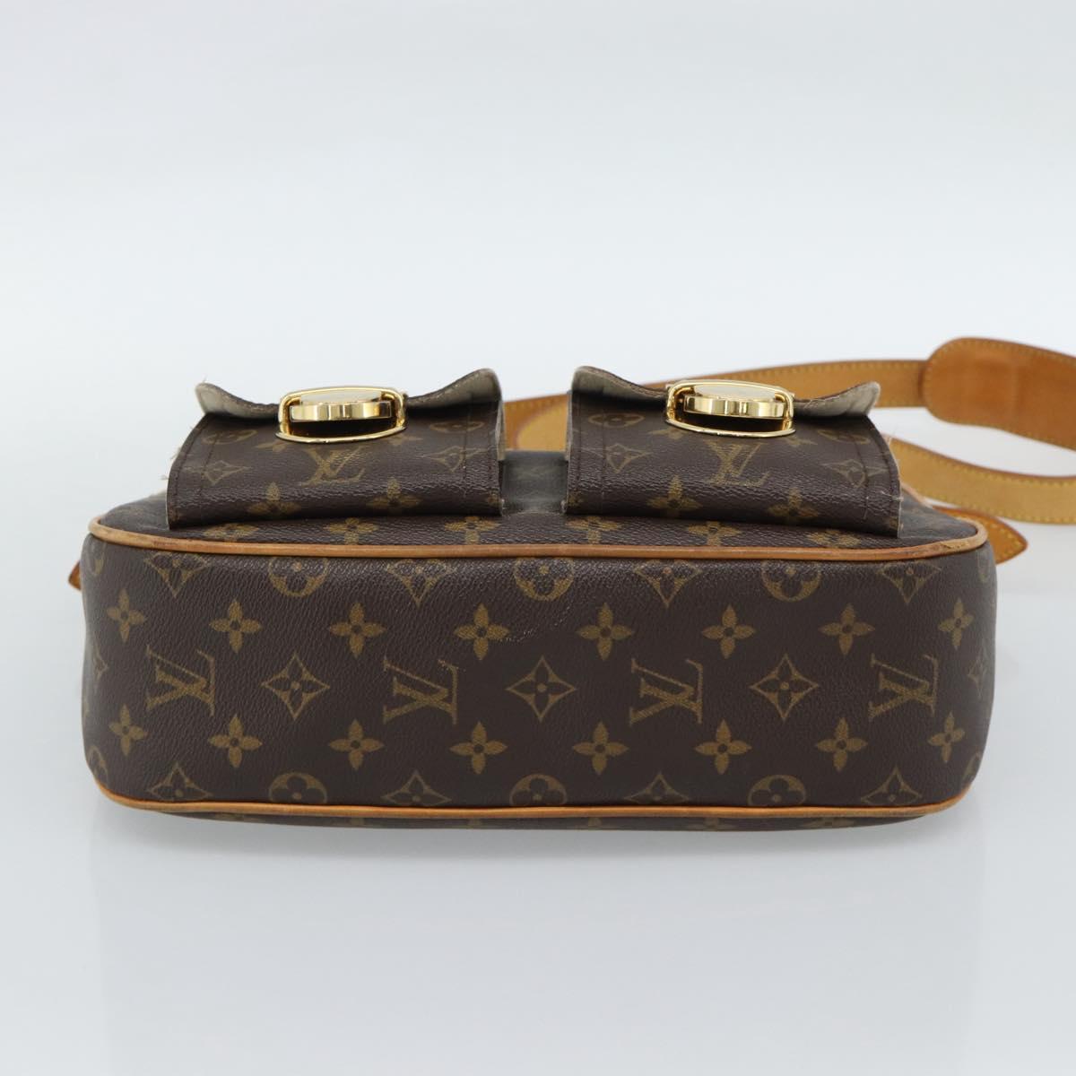 LOUIS VUITTON Monogram Hudson GM Shoulder Bag M40045 LV Auth bs35883