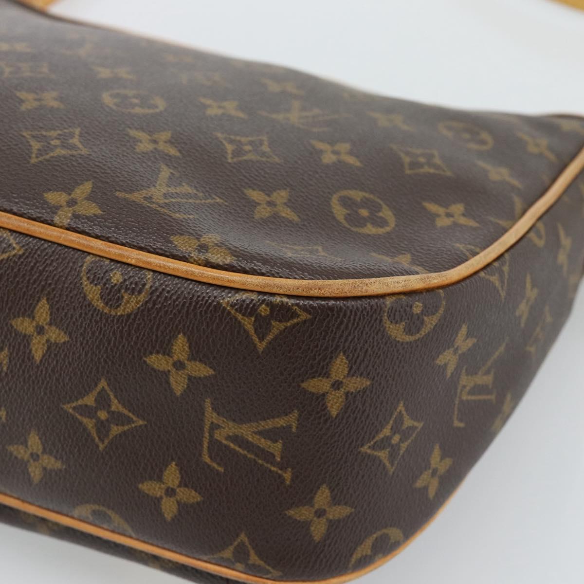 LOUIS VUITTON Monogram Hudson GM Shoulder Bag M40045 LV Auth bs35883