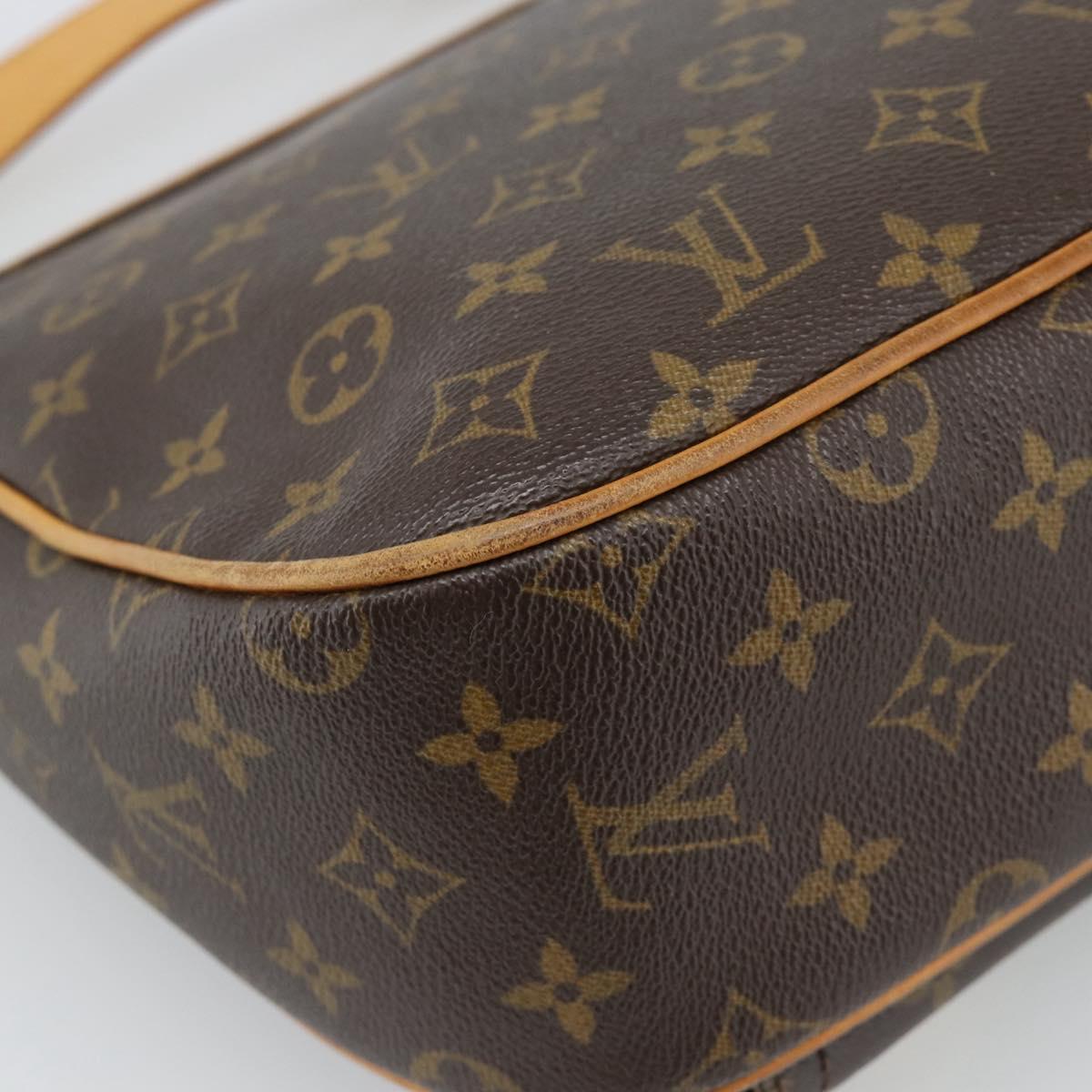 LOUIS VUITTON Monogram Hudson GM Shoulder Bag M40045 LV Auth bs35883