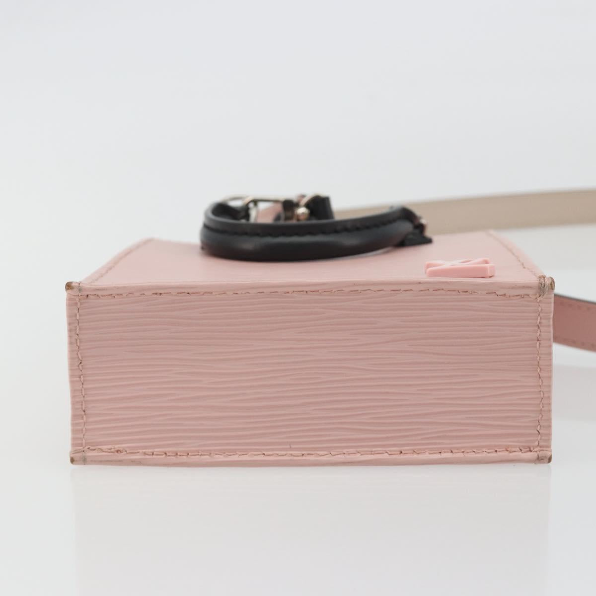 LOUIS VUITTON Epi Petit Sac Plat Hand Bag Rose Valerine M69575 Auth bs35888SAV