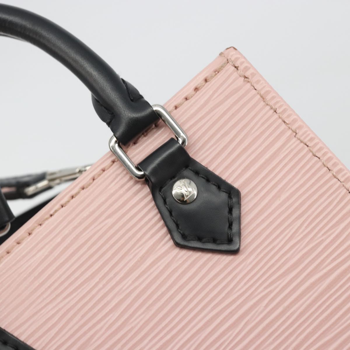 LOUIS VUITTON Epi Petit Sac Plat Hand Bag Rose Valerine M69575 Auth bs35888SAV
