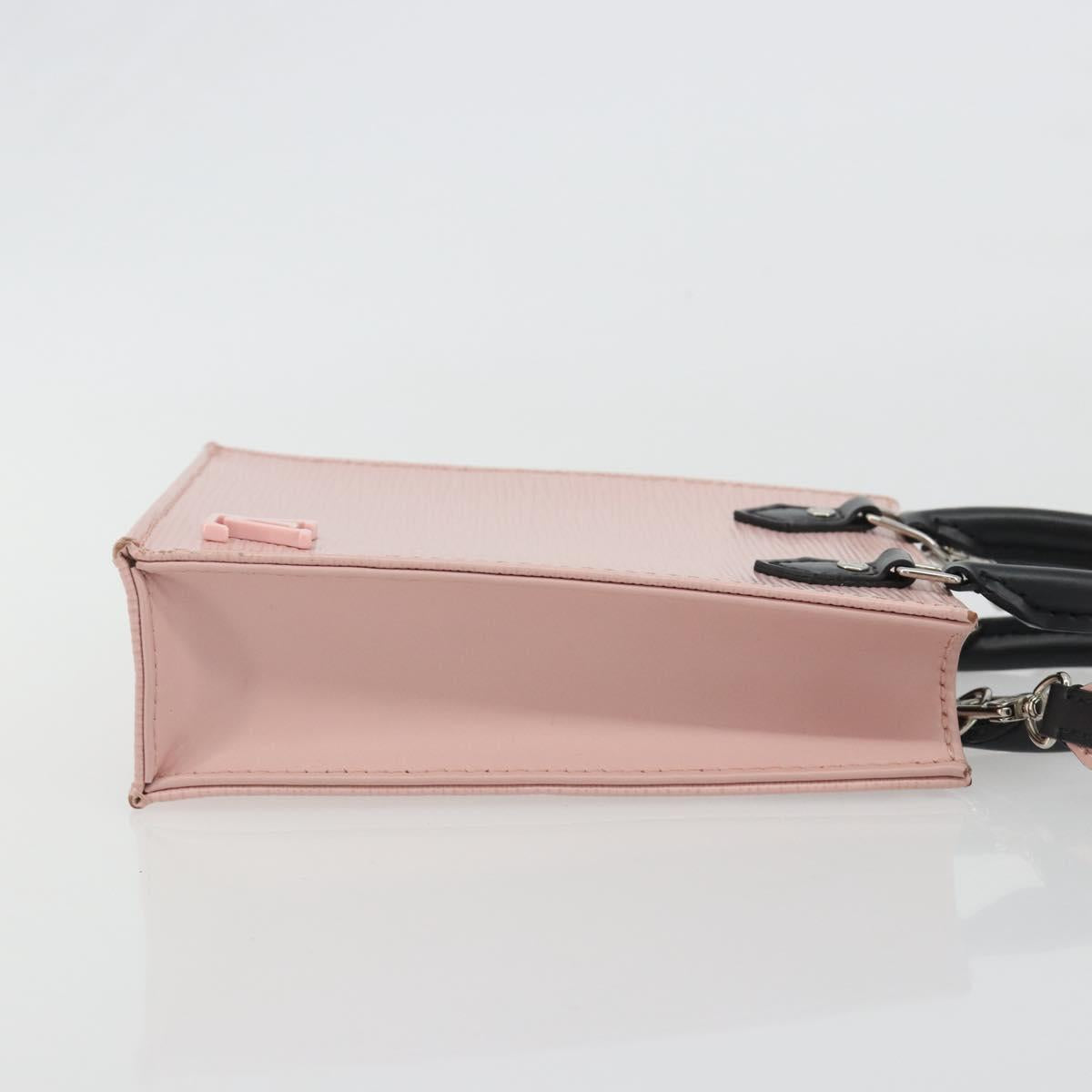 LOUIS VUITTON Epi Petit Sac Plat Hand Bag Rose Valerine M69575 Auth bs35888SAV