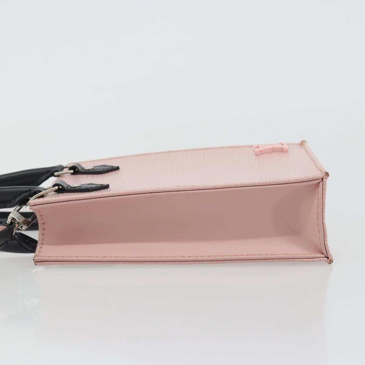 LOUIS VUITTON Epi Petit Sac Plat Hand Bag Rose Valerine M69575 Auth bs35888SAV