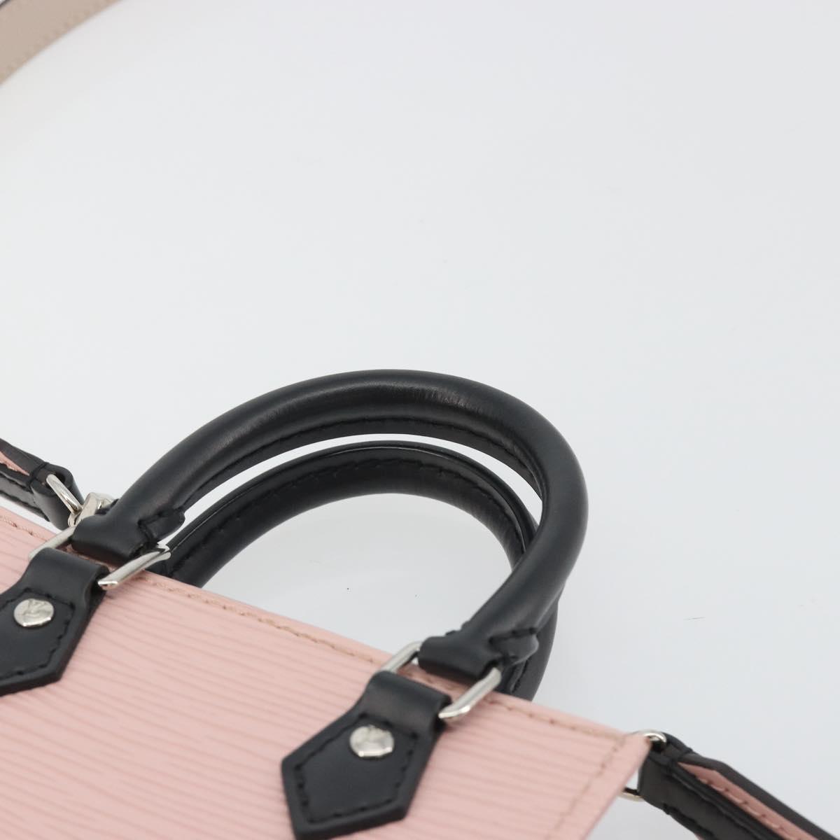 LOUIS VUITTON Epi Petit Sac Plat Hand Bag Rose Valerine M69575 Auth bs35888SAV