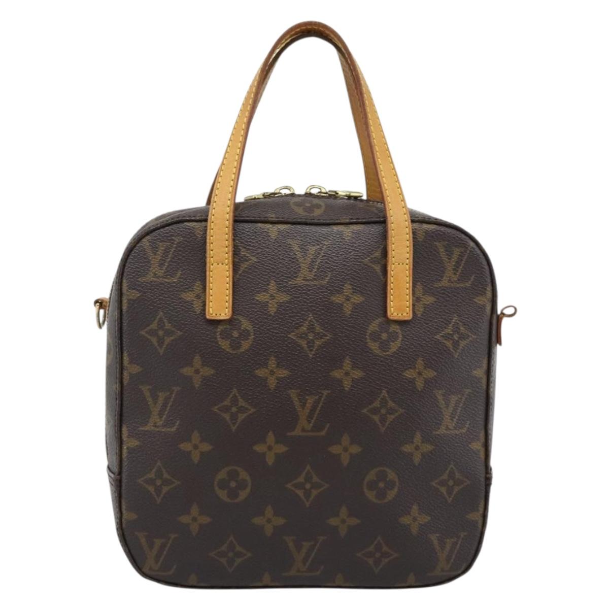 LOUIS VUITTON Monogram Spontini Hand Bag M47500 LV Auth bs35894