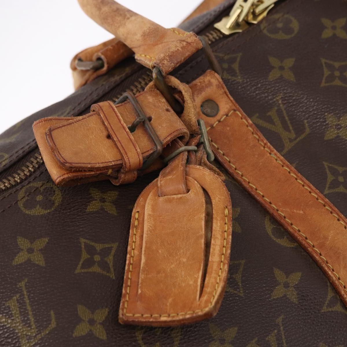 LOUIS VUITTON Monogram Keepall 50 Boston Bag M41426 LV Auth bs35897