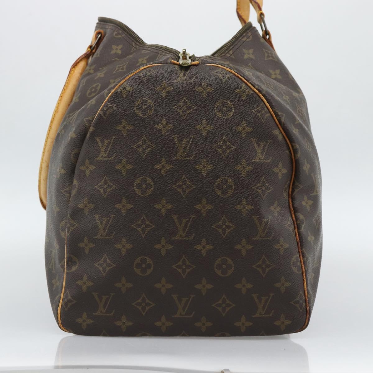 LOUIS VUITTON Monogram Keepall 55 Boston Bag M41424 LV Auth bs35898