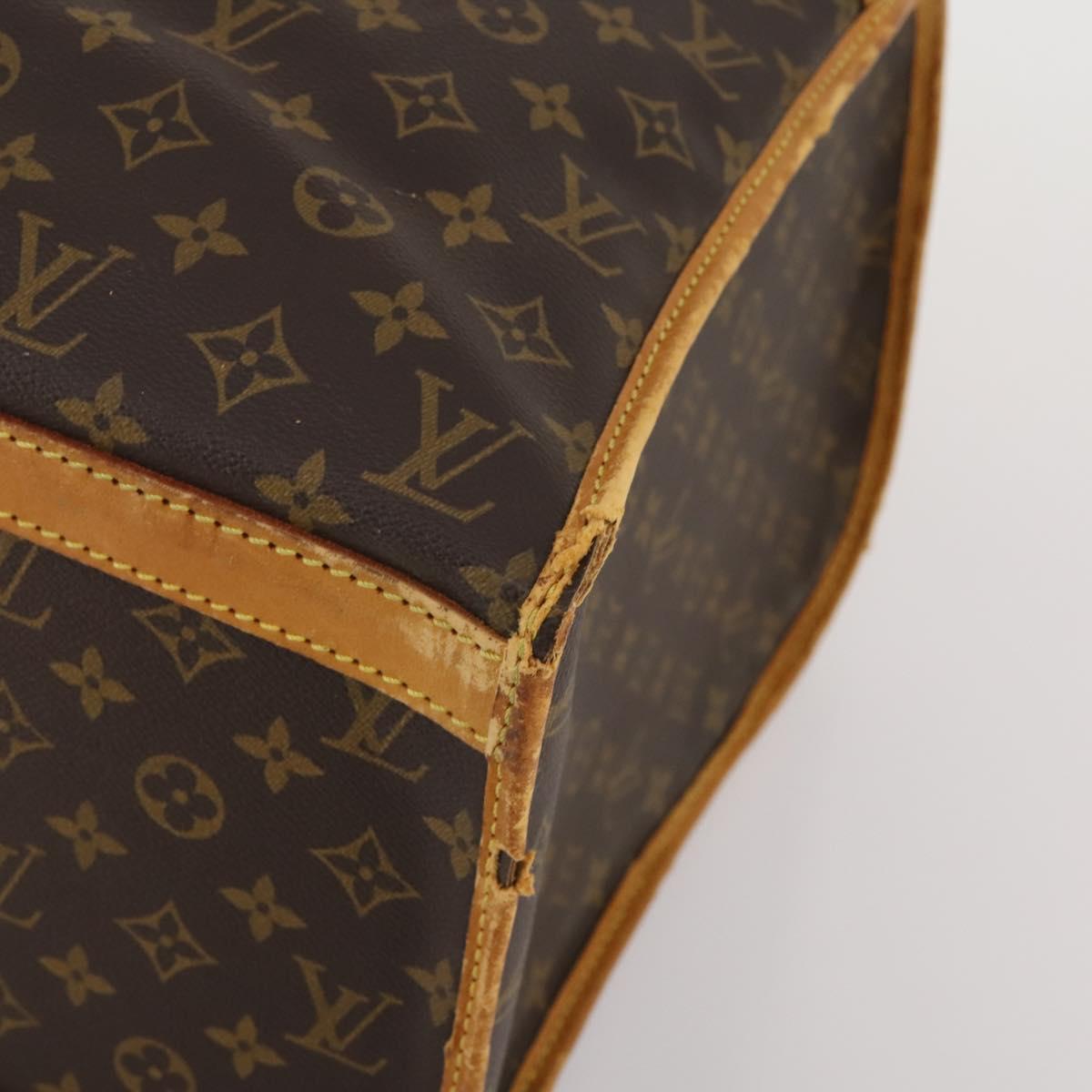LOUIS VUITTON Monogram Sackshan 55 Pet Carry M42021 LV Auth bs35904
