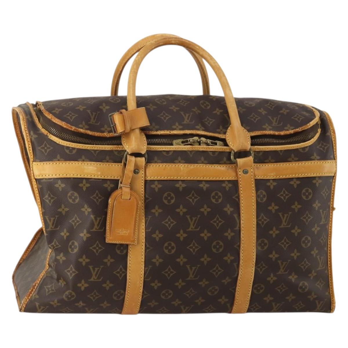 LOUIS VUITTON Monogram Sackshan 55 Pet Carry M42021 LV Auth bs35904