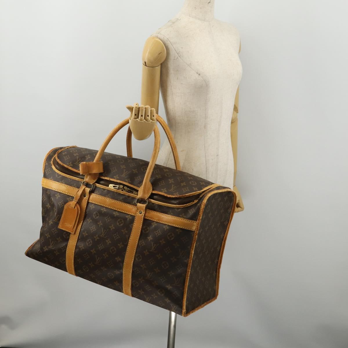 LOUIS VUITTON Monogram Sackshan 55 Pet Carry M42021 LV Auth bs35904