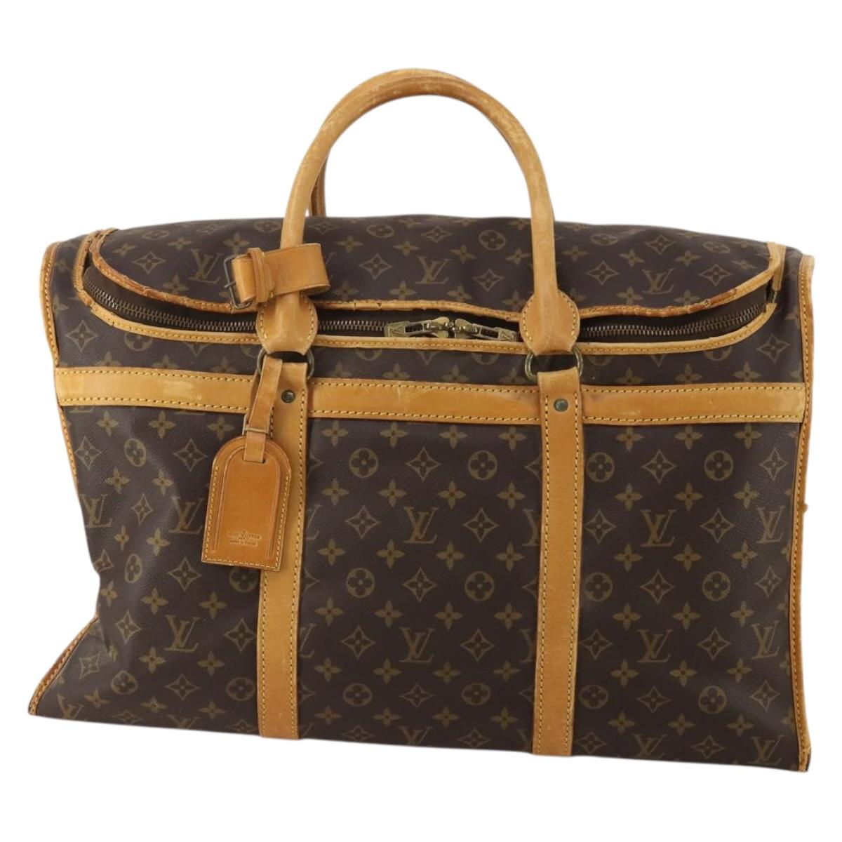 LOUIS VUITTON Monogram Sackshan 55 Pet Carry M42021 LV Auth bs35904