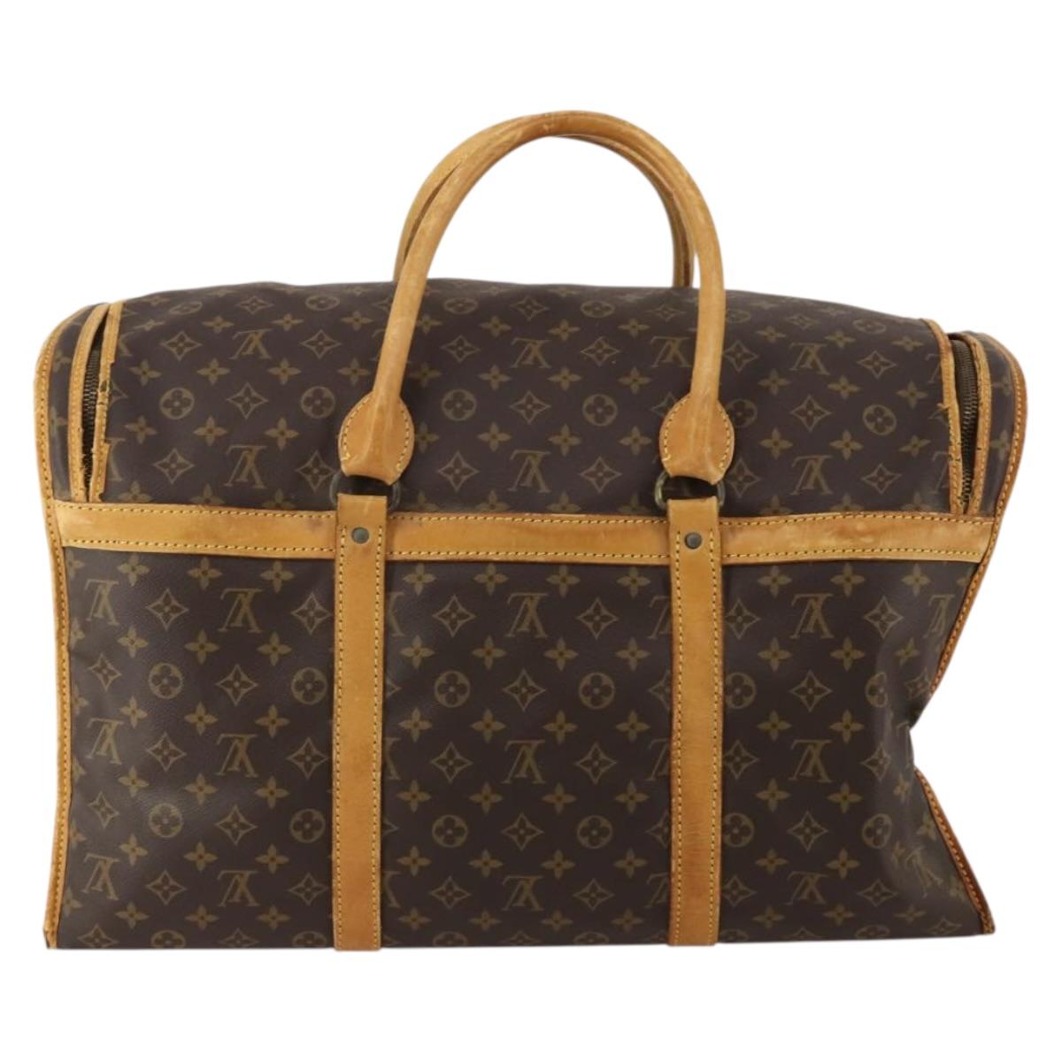 LOUIS VUITTON Monogram Sackshan 55 Pet Carry M42021 LV Auth bs35904