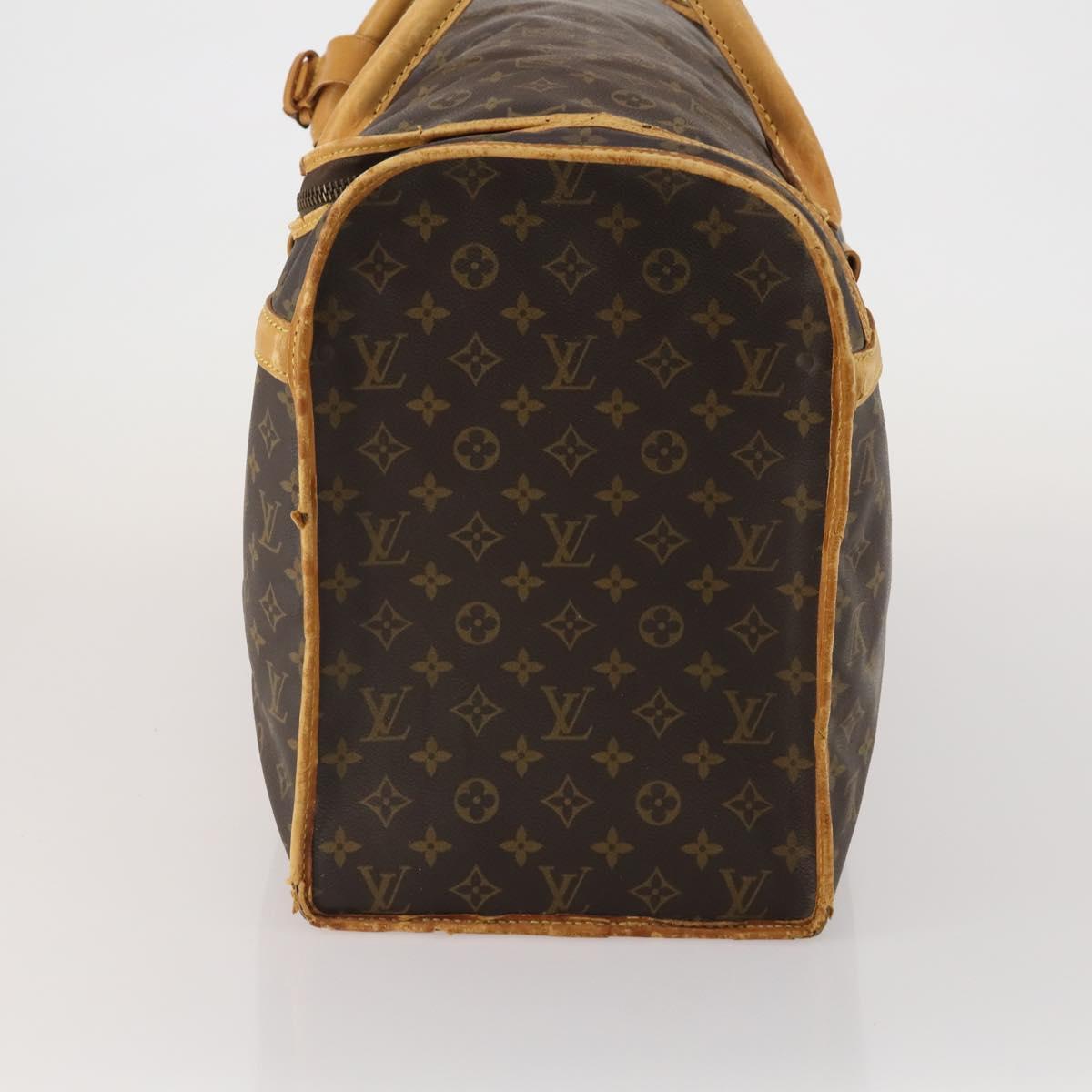 LOUIS VUITTON Monogram Sackshan 55 Pet Carry M42021 LV Auth bs35904