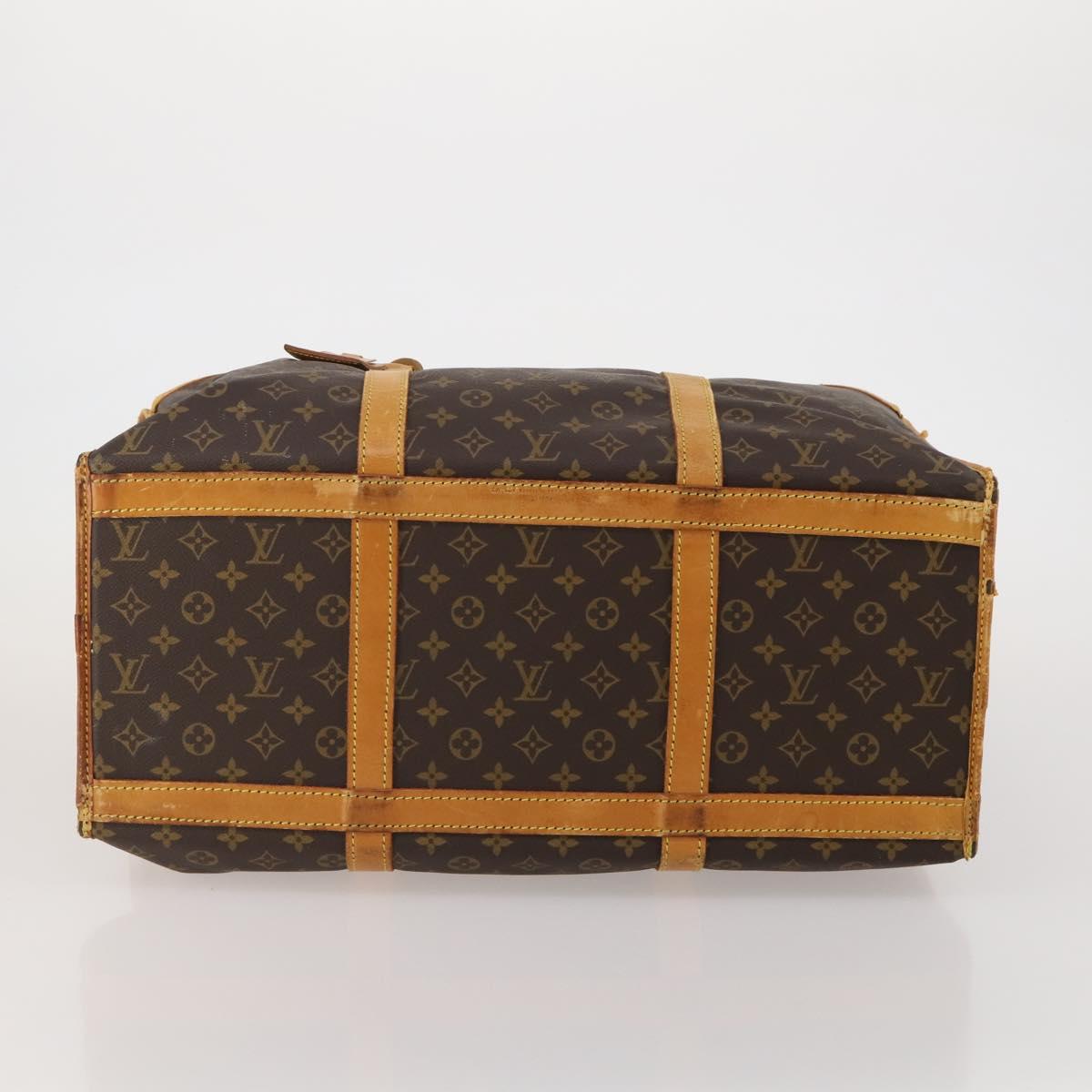 LOUIS VUITTON Monogram Sackshan 55 Pet Carry M42021 LV Auth bs35904