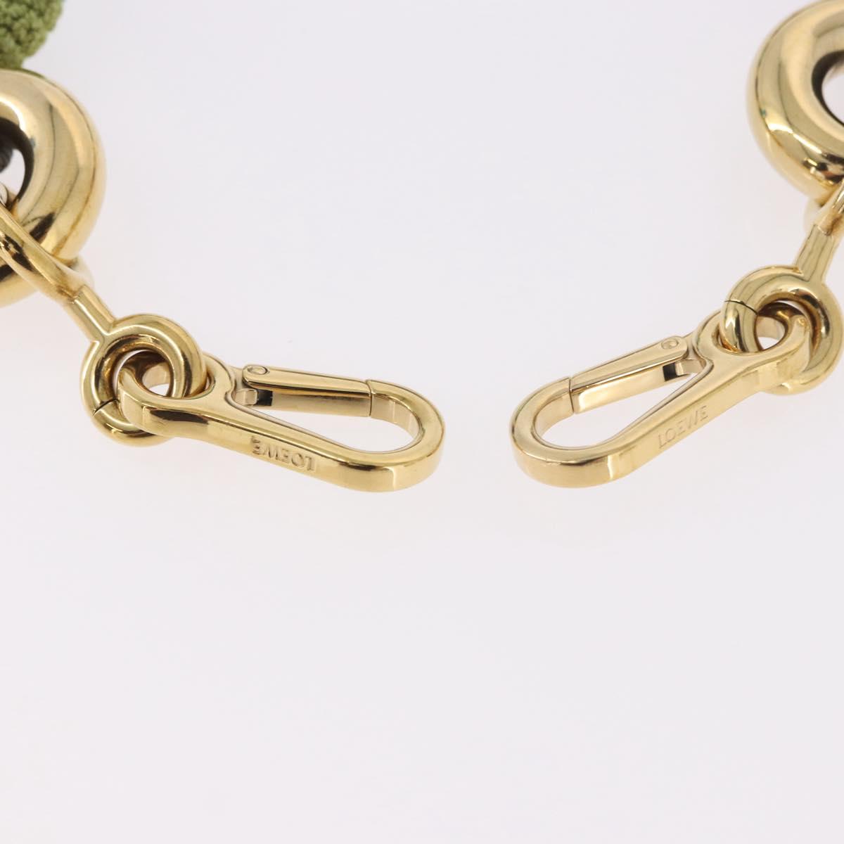 LOEWE Anagram Shoulder Strap Gold Auth bs35930A