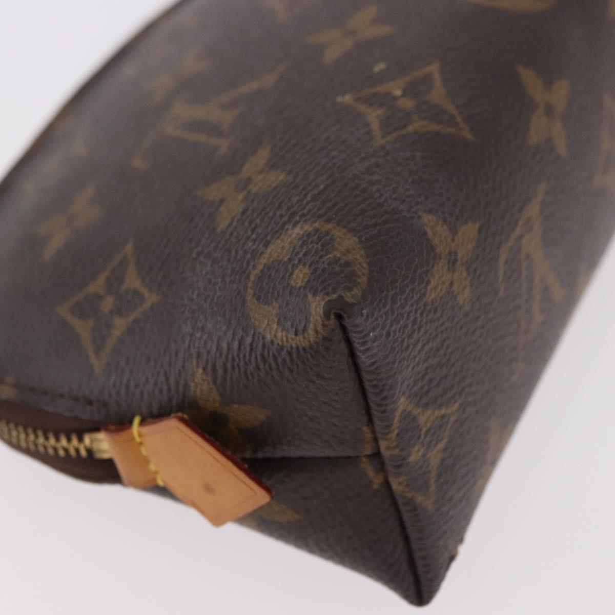LOUIS VUITTON Monogram Pochette Cosmetic PM Pouch M43998 LV Auth bs35966