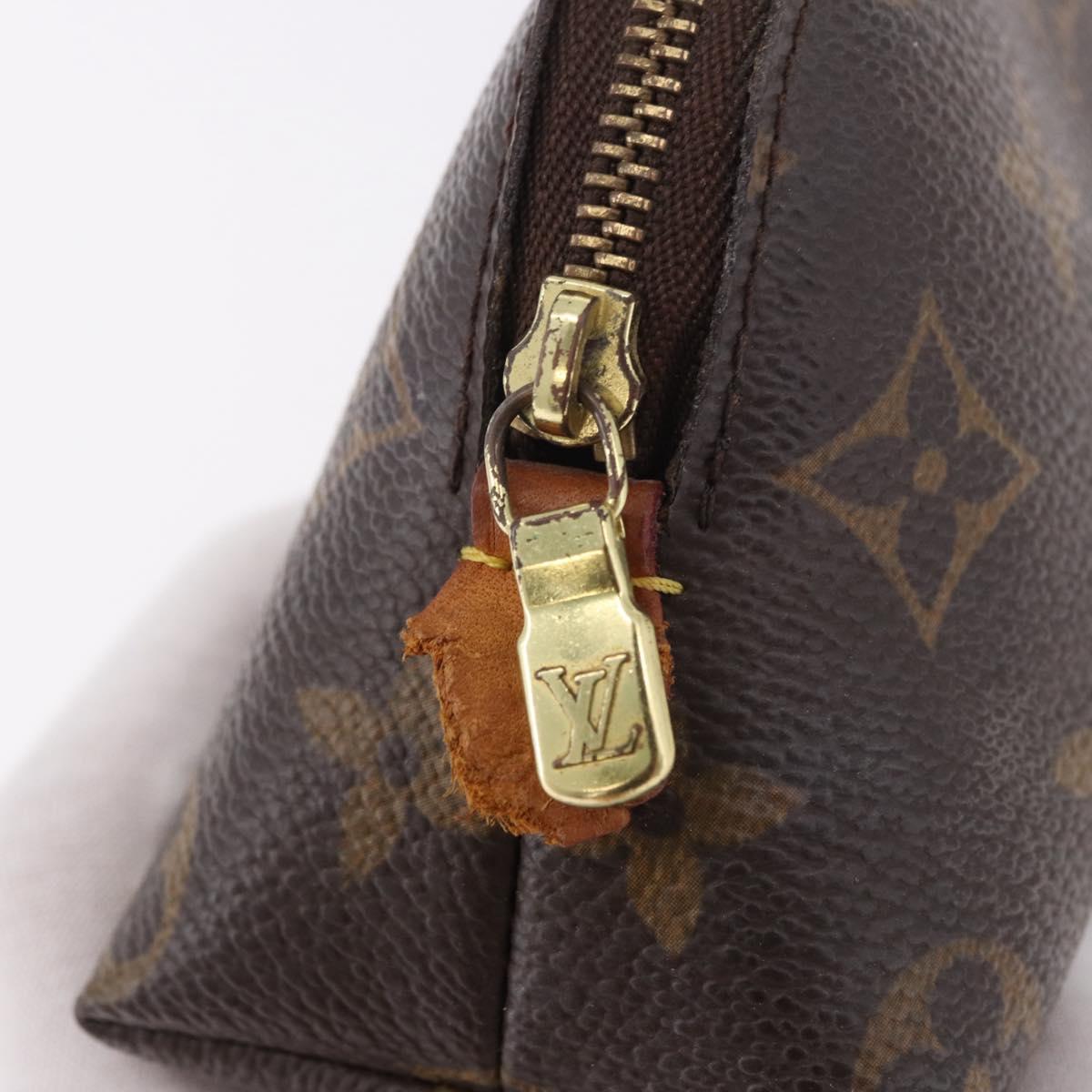 LOUIS VUITTON Monogram Pochette Cosmetic PM Pouch M43998 LV Auth bs35966
