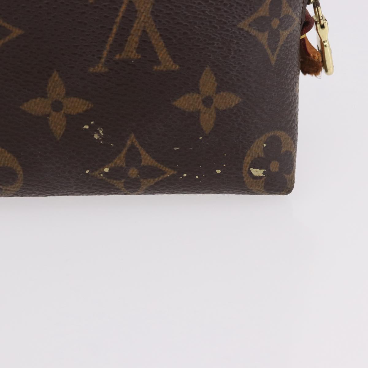 LOUIS VUITTON Monogram Pochette Cosmetic PM Pouch M43998 LV Auth bs35966