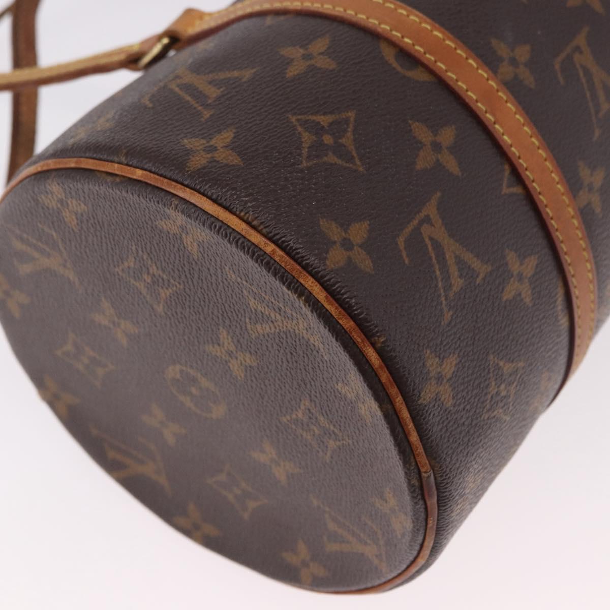 LOUIS VUITTON Monogram Papillon 30 Hand Bag M51385 LV Auth bs35969