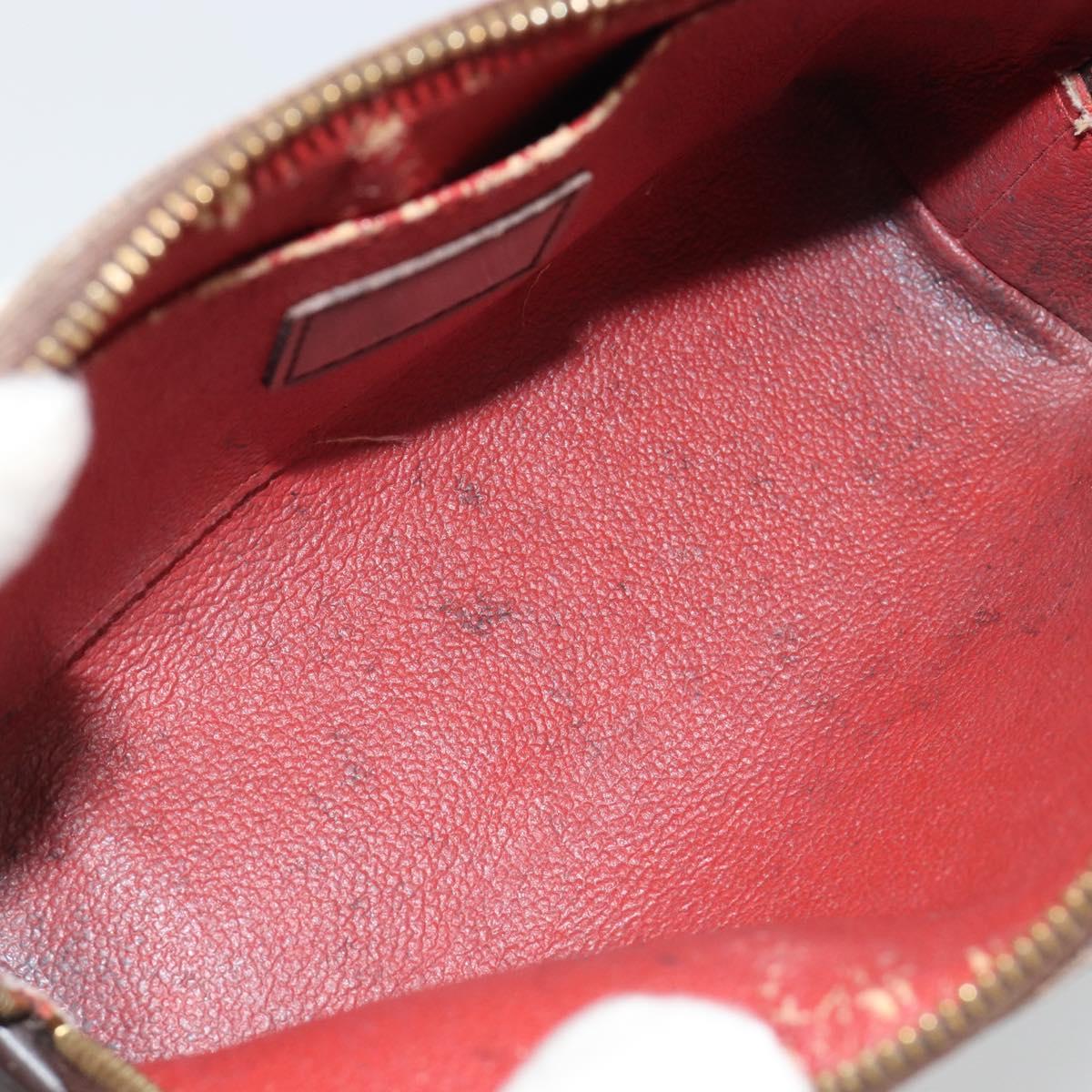 LOUIS VUITTON Damier Ebene Pochette Cosmetic PM Pouch N47516 LV Auth bs35970