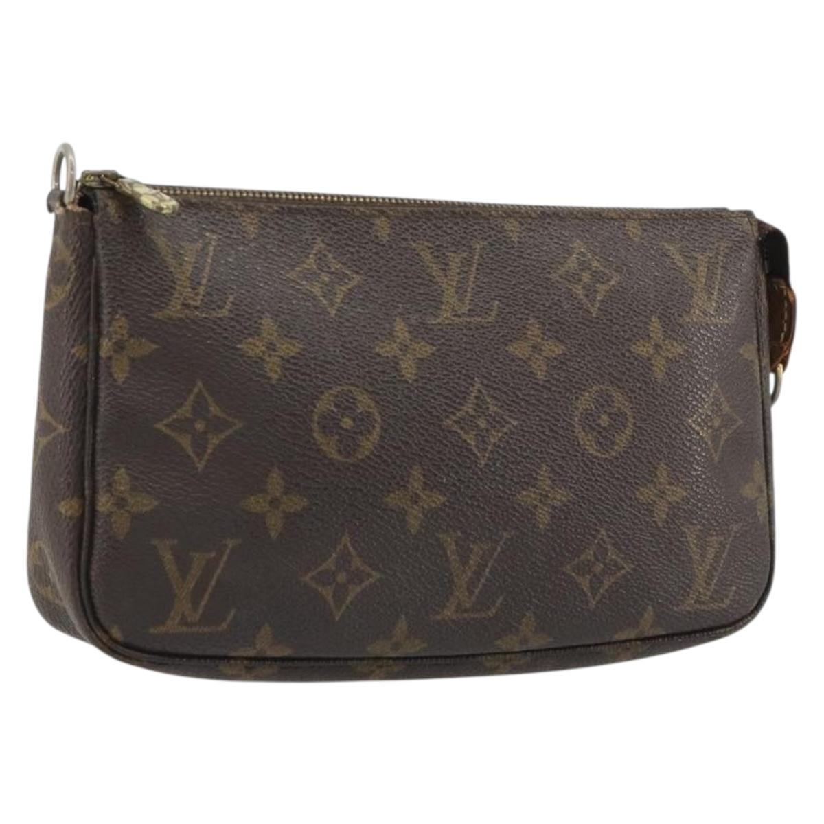 LOUIS VUITTON Monogram Pochette Accessoires Pouch M51980 LV Auth bs35971