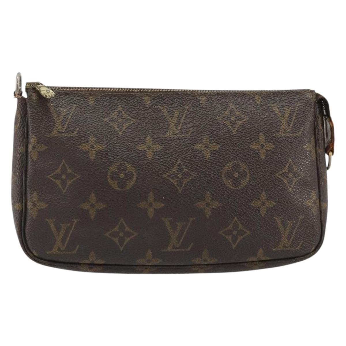 LOUIS VUITTON Monogram Pochette Accessoires Pouch M51980 LV Auth bs35971