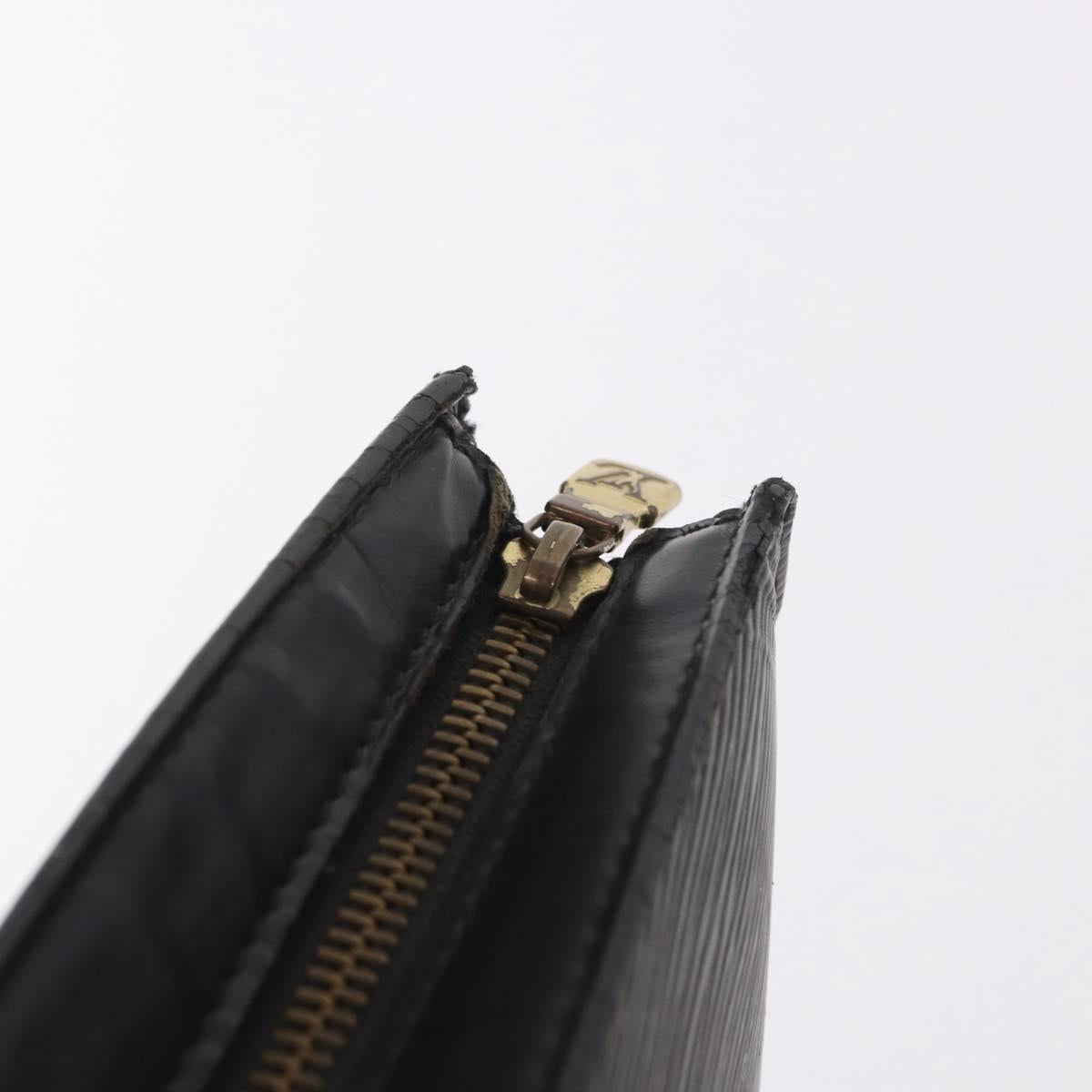 LOUIS VUITTON Epi Saint Jacques Shopping Shoulder Bag Black M52272 Auth bs35995