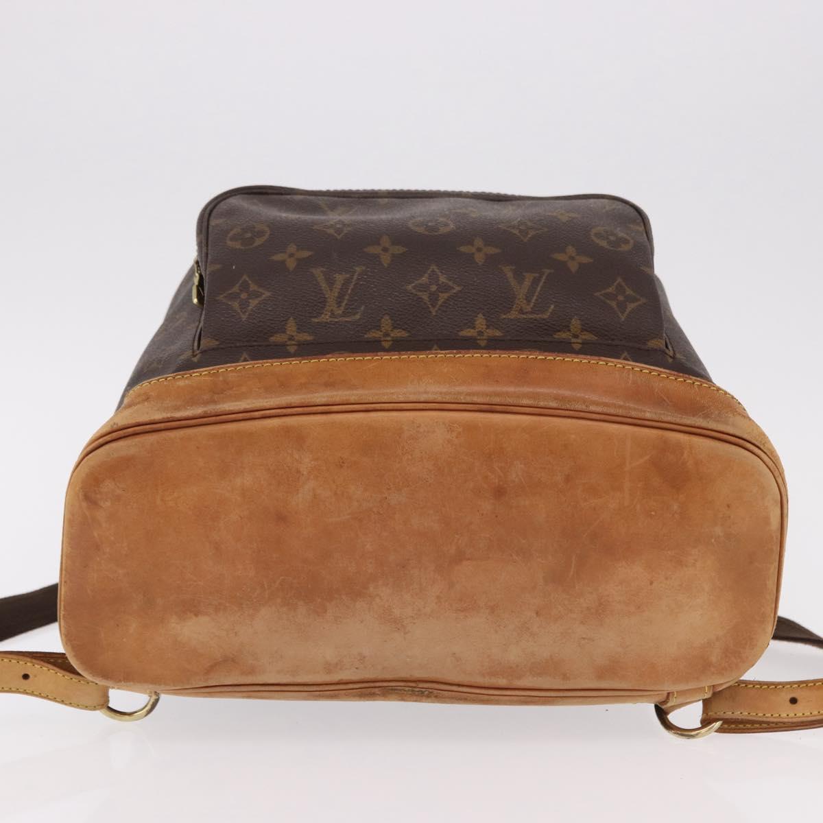 LOUIS VUITTON Monogram Montsouris GM Backpack M51135 LV Auth bs35999