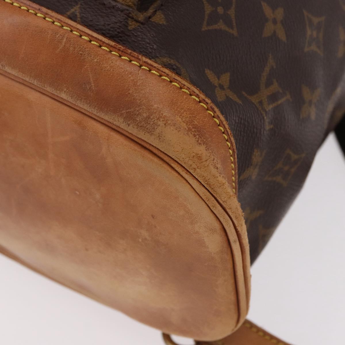 LOUIS VUITTON Monogram Montsouris GM Backpack M51135 LV Auth bs35999