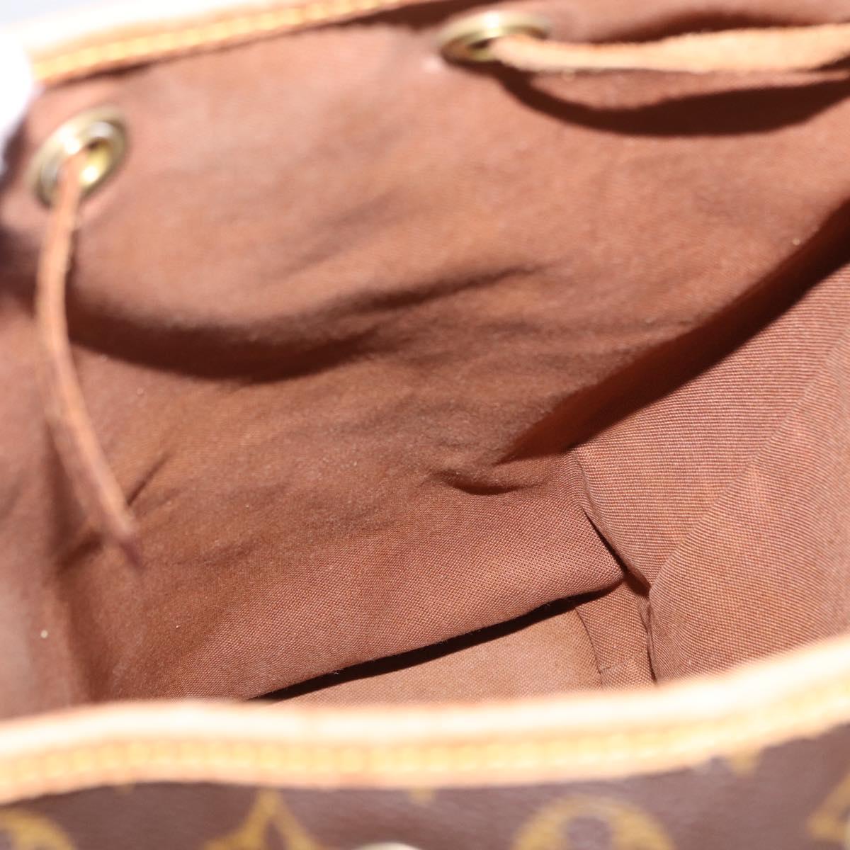 LOUIS VUITTON Monogram Montsouris GM Backpack M51135 LV Auth bs35999