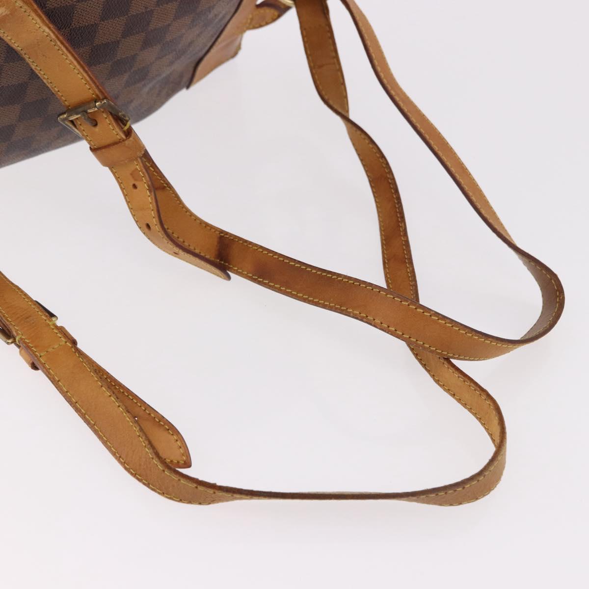 LOUIS VUITTON Damier Ebene Arlucan Backpack N99038 LV Auth bs36001