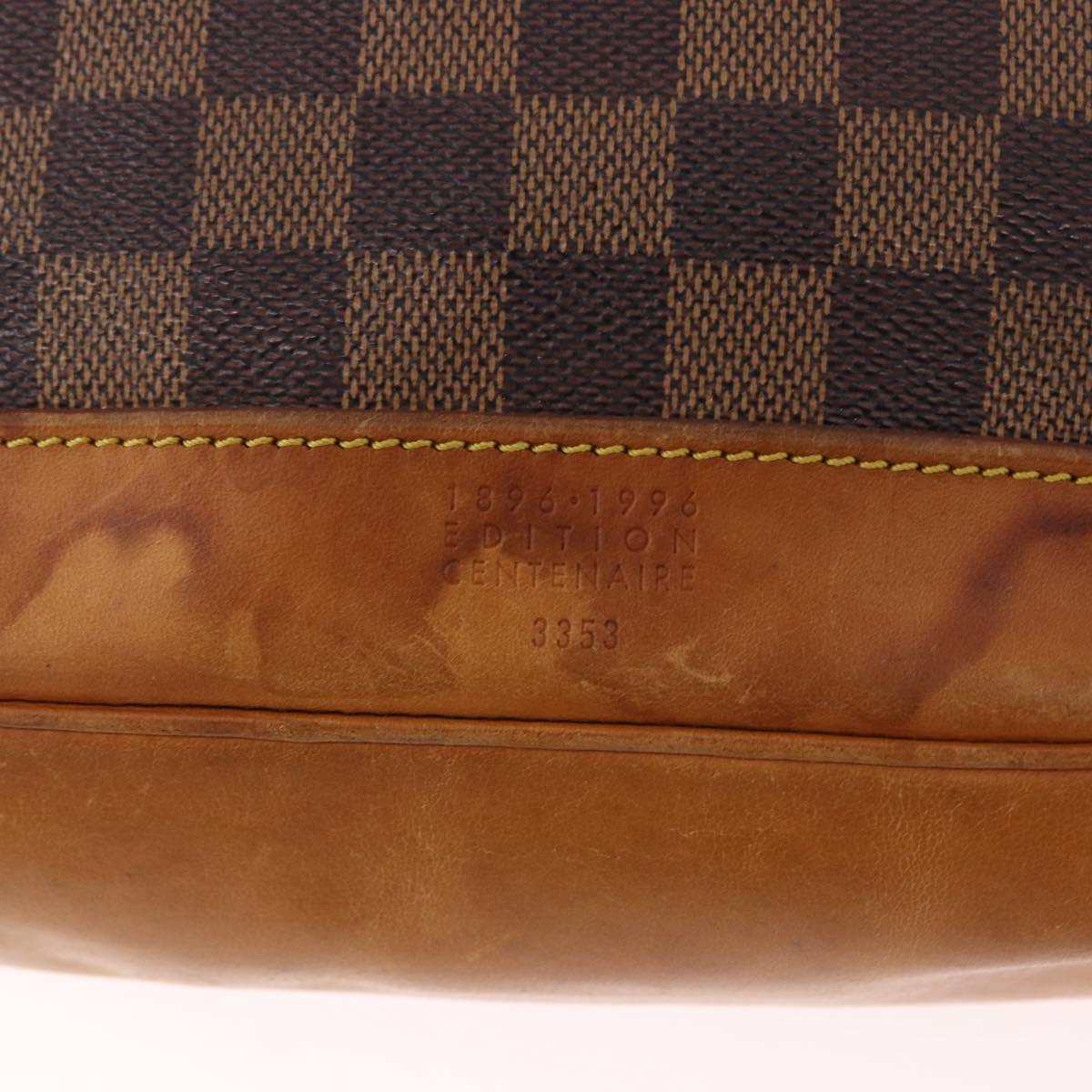 LOUIS VUITTON Damier Ebene Arlucan Backpack N99038 LV Auth bs36001