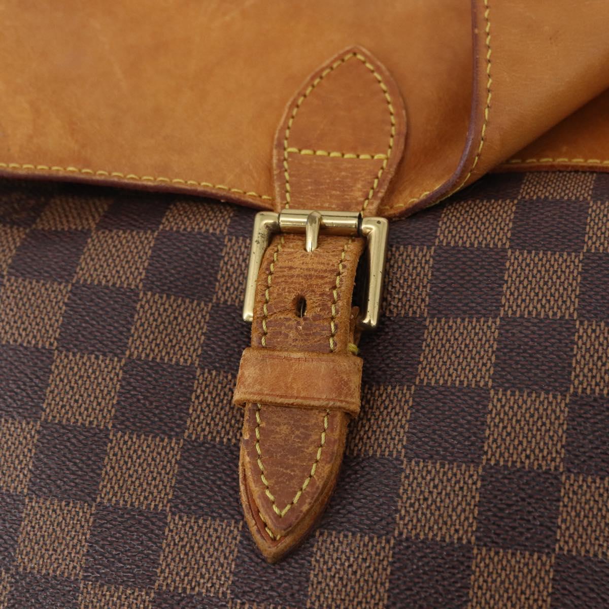 LOUIS VUITTON Damier Ebene Arlucan Backpack N99038 LV Auth bs36001
