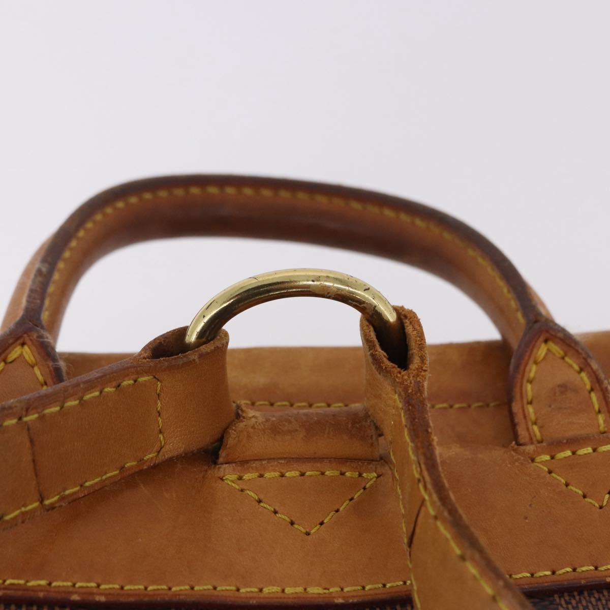 LOUIS VUITTON Damier Ebene Arlucan Backpack N99038 LV Auth bs36001
