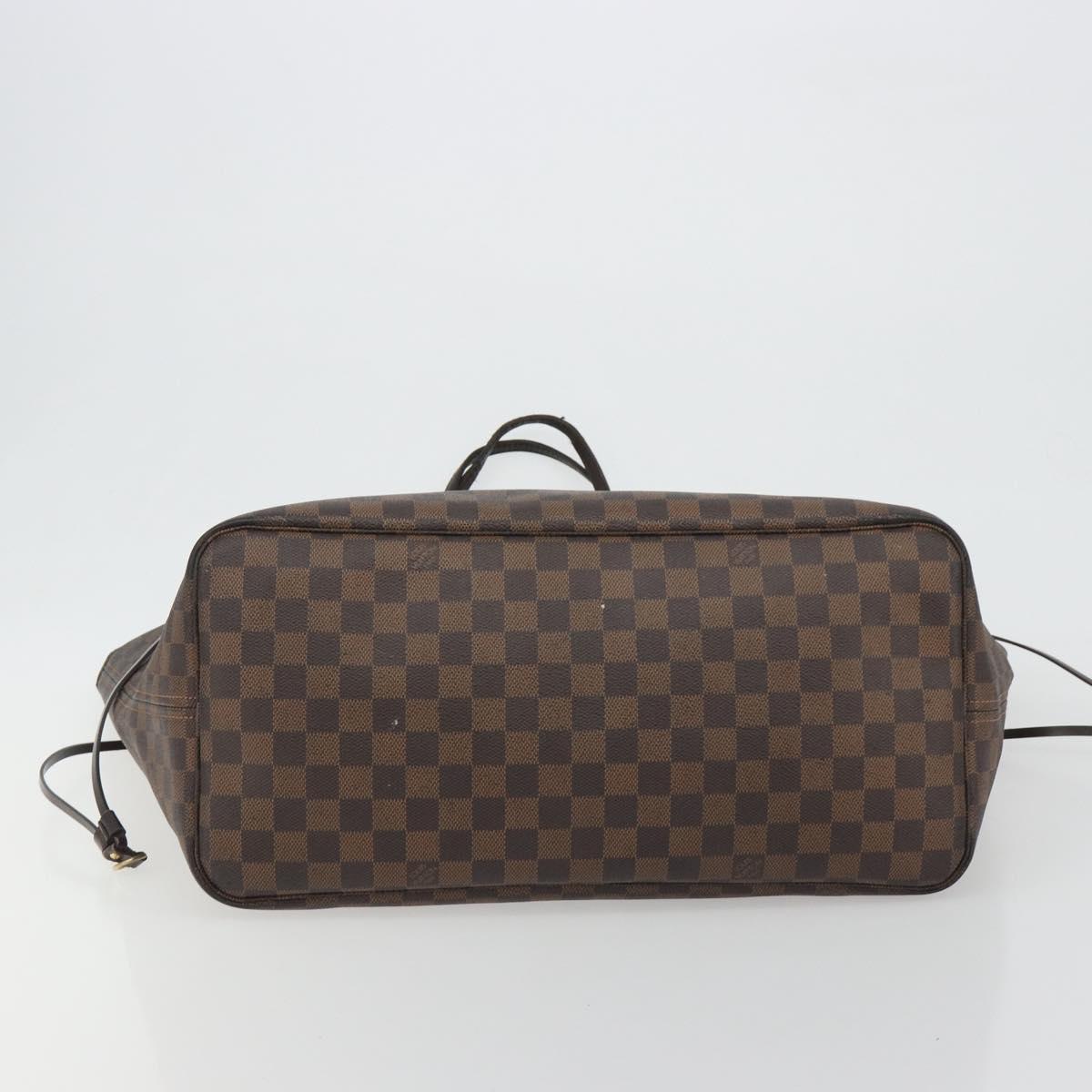 LOUIS VUITTON Damier Ebene Neverfull GM Tote Bag N51106 LV Auth bs36002
