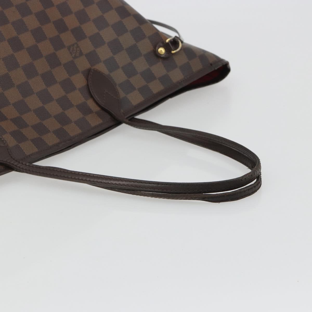 LOUIS VUITTON Damier Ebene Neverfull GM Tote Bag N51106 LV Auth bs36002