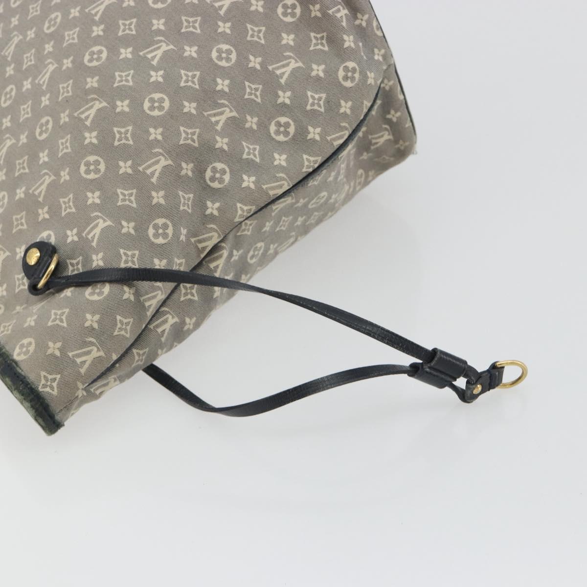 LOUIS VUITTON Monogram Idylle Neverfull MM Bag Gray Uncle M40514 LV Auth bs36008