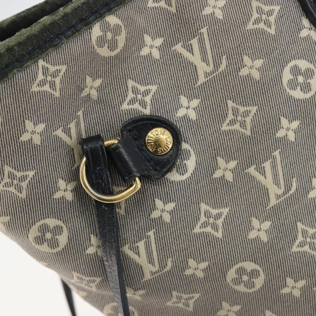 LOUIS VUITTON Monogram Idylle Neverfull MM Bag Gray Uncle M40514 LV Auth bs36008