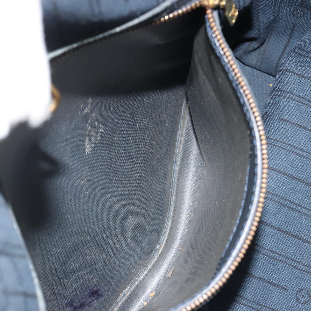 LOUIS VUITTON Monogram Idylle Neverfull MM Bag Gray Uncle M40514 LV Auth bs36008